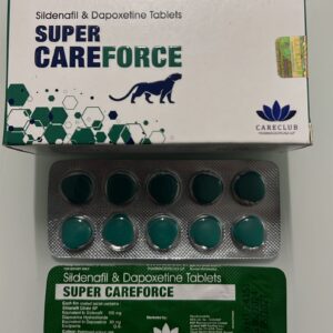 Super Careforce – Sildenafil 100 mg + Dapoxetina 60 mg | Caja 100 comprimidos